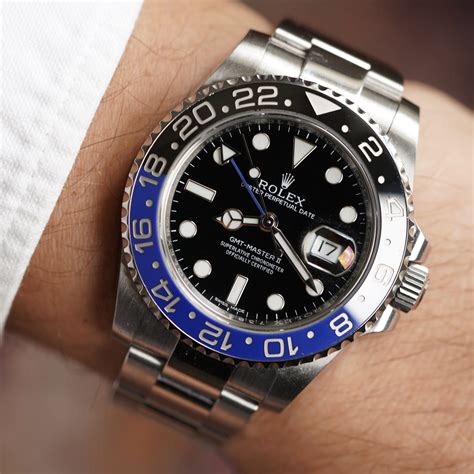 buy rolex gmt ii batman|wearing rolex batman gmt.